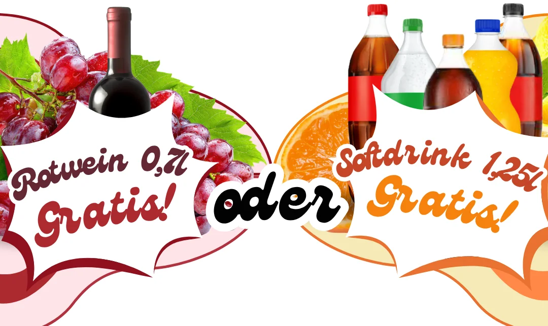 Aktion: Gratis Getränk